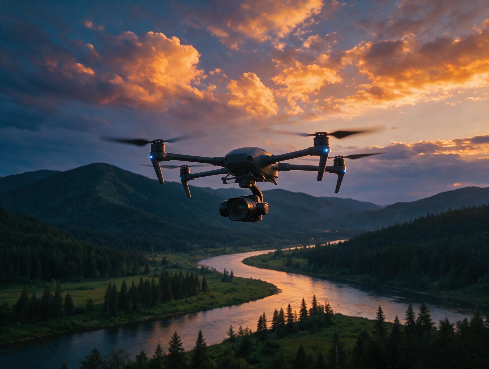 Grabación aérea con dron por pilotos habilitados por AESA