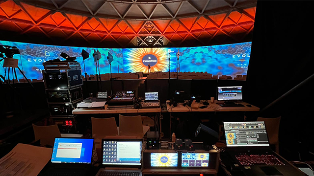 Realización de un evento en directo con pantalla LED