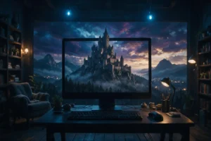 Booktrailer con imágenes creadas con IA generativa